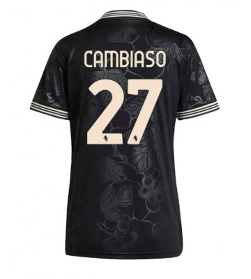 Juventus Andrea Cambiaso #27 Tredje trøje Dame 2025-26 Kort ærmer
